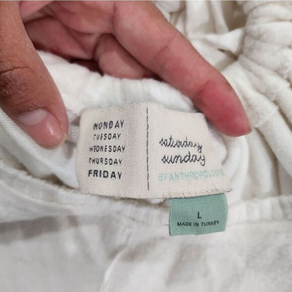 Saturday Sunday by Anthropologie off white sweater - Picture 4 of 9